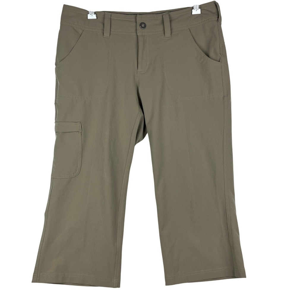 The North Face Hiking Pants Womens 6 Tan Khaki Cargo Outdoor Regular Fit